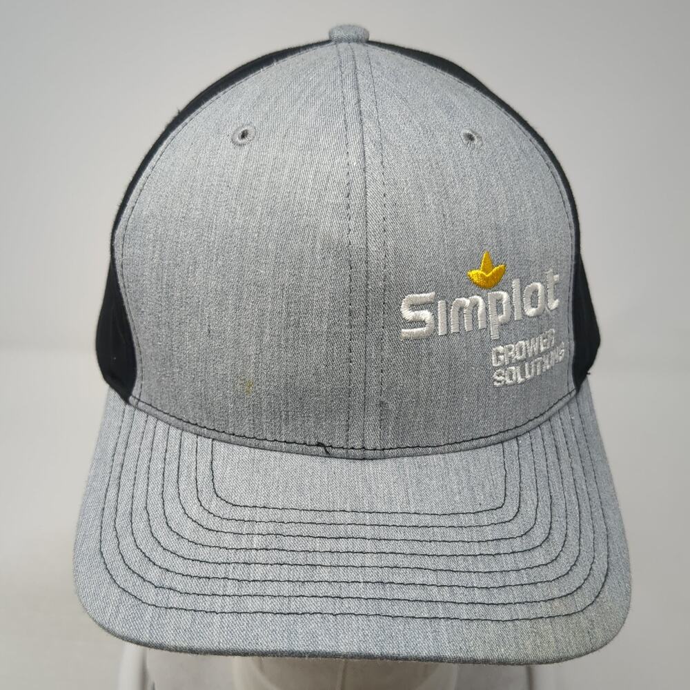 Simplot Grower Solutions Snapback Cap Gray One Si… - image 2
